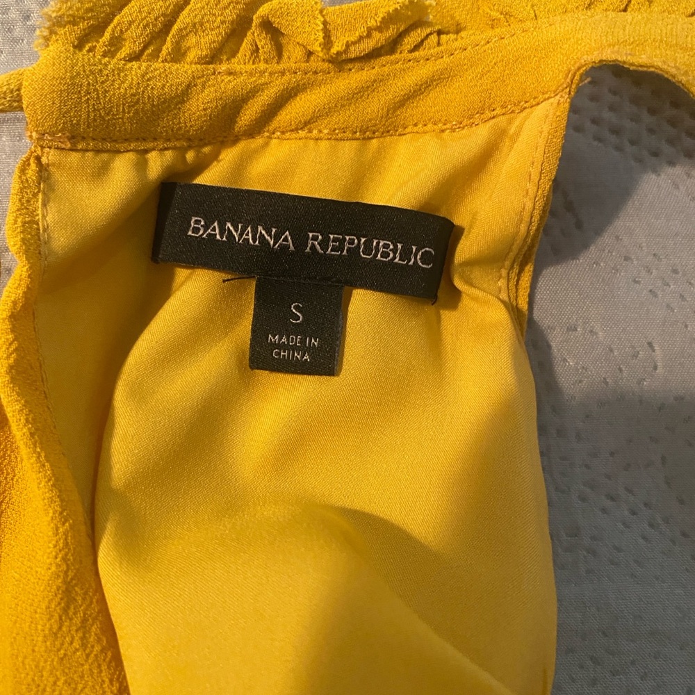 Banana Republic Sunlit Yellow Blouse
